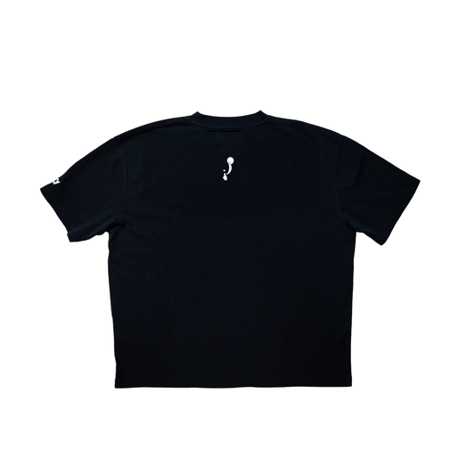 Black boxy fit t-shirt